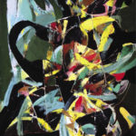Romul Nutiu - Dynamic Universe II, 1995, oil on canvas, 150x120 cm