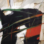 Romul Nutiu - Symbol Structure I, 1988, oil on canvas, 88x70 cm