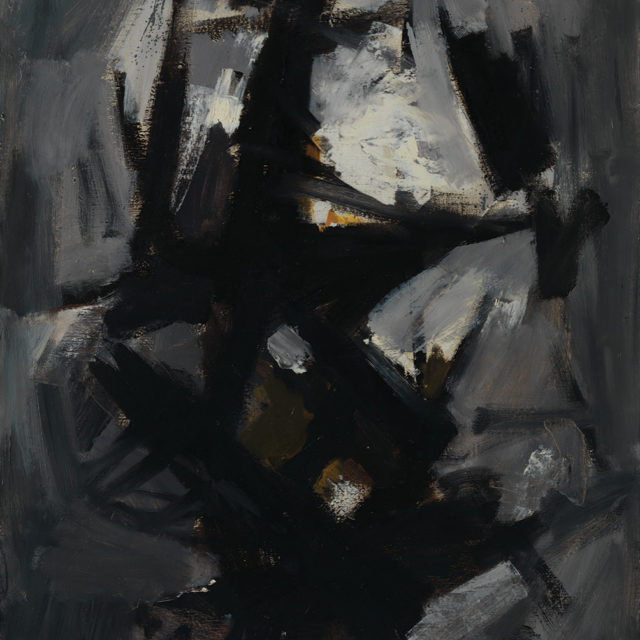 Andrej Jemec - Grey Day, 1960, oil on canvas, 110x75 cm