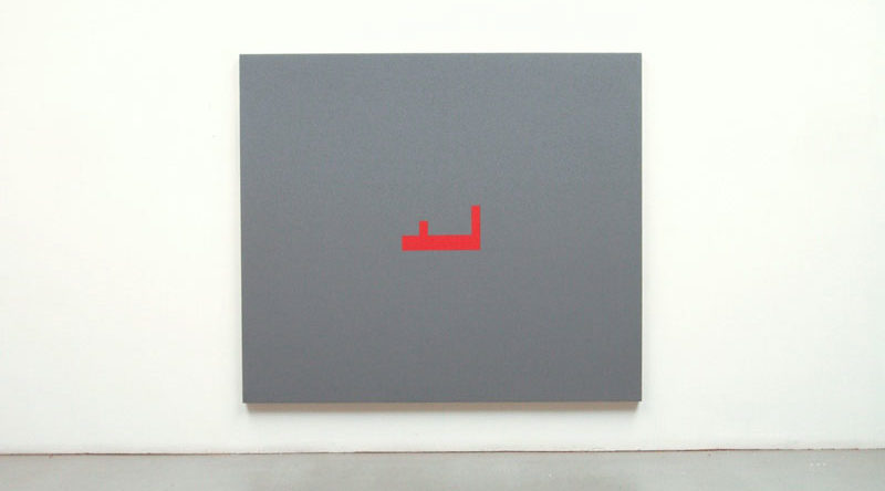 DIET SAYLER – MALSTUCK 5, 1992, acrylic on canvas, 149x171x5.5 cm