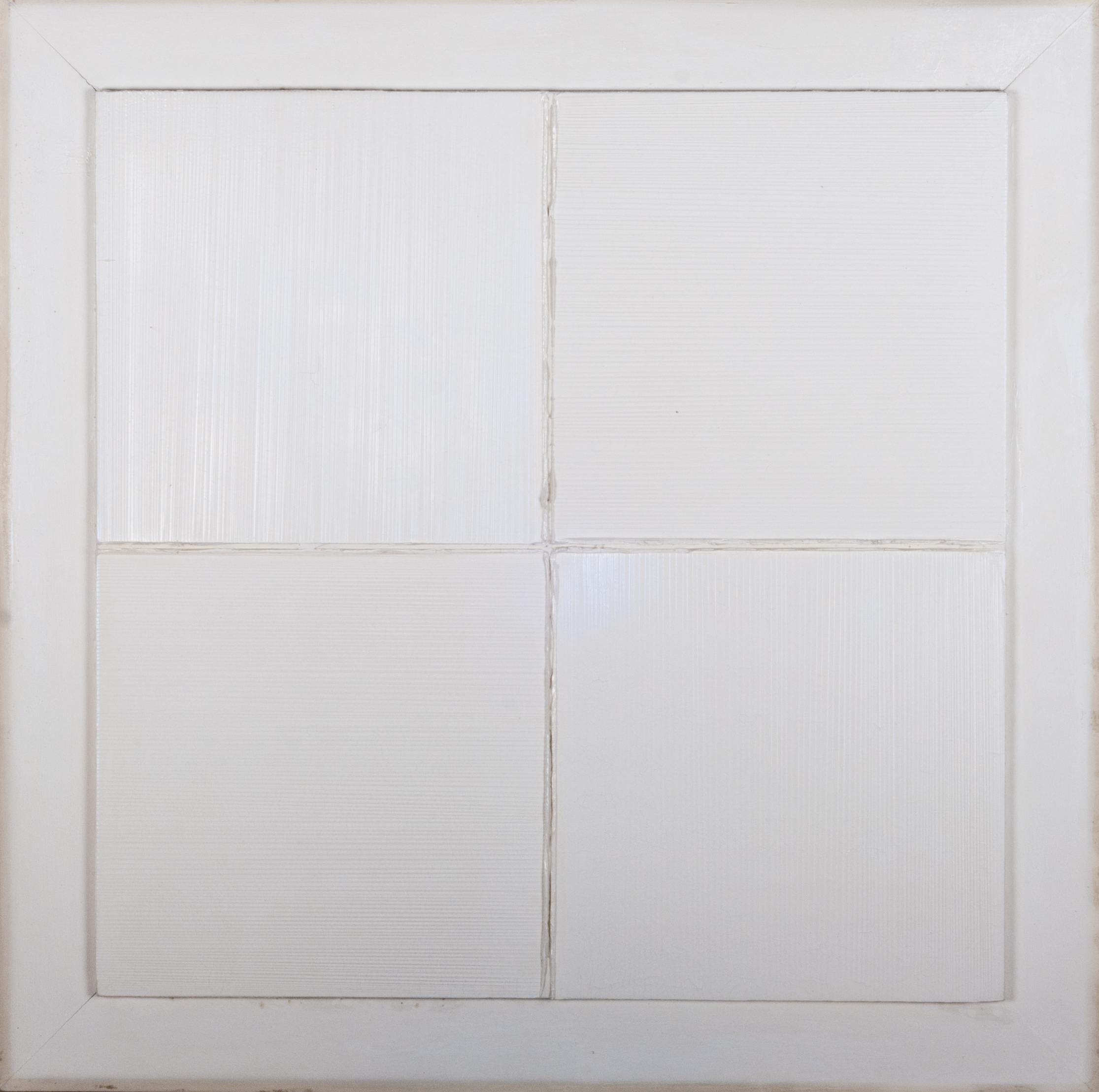 Vincentiu Grigorescu - Finestra, 1972-1974, oil on wooden panel, 72 x 72 cm
